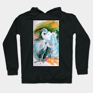 White heron Hoodie